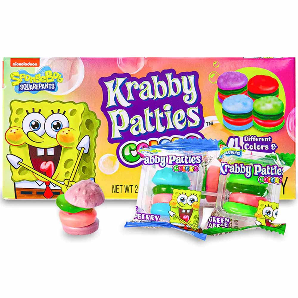 Spongebob Gummy Krabby Patties Colors 72g