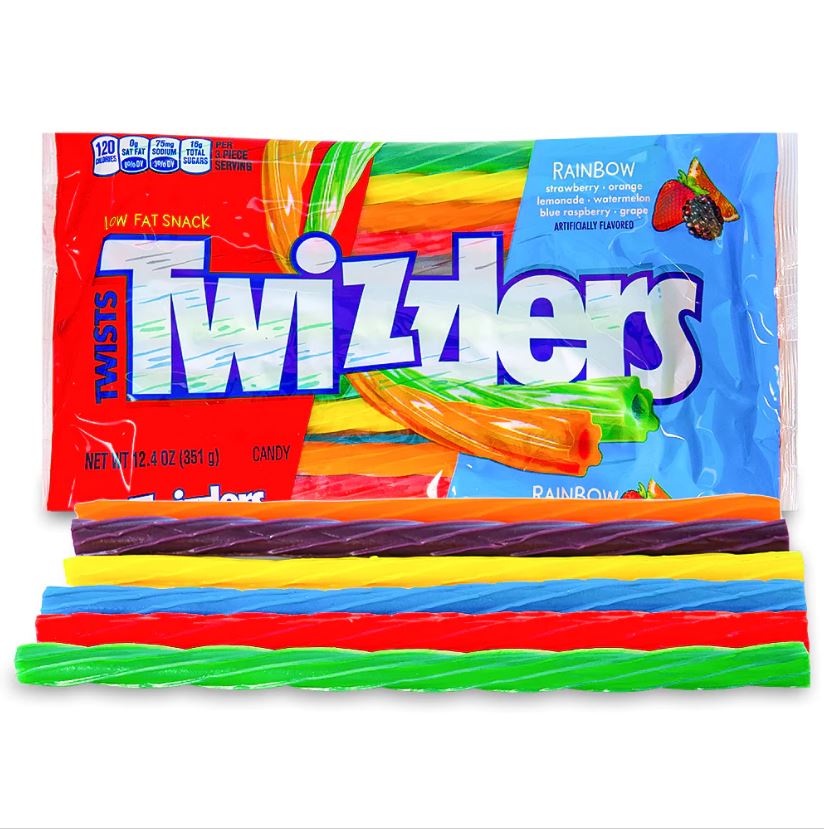 Twizzlers Rainbow Twists Big Bag (346g)